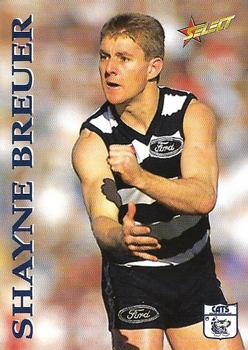 1995 Select AFL #51 Shayne Breuer Front